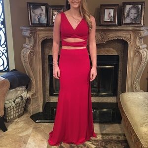 Jovani 2 piece gown